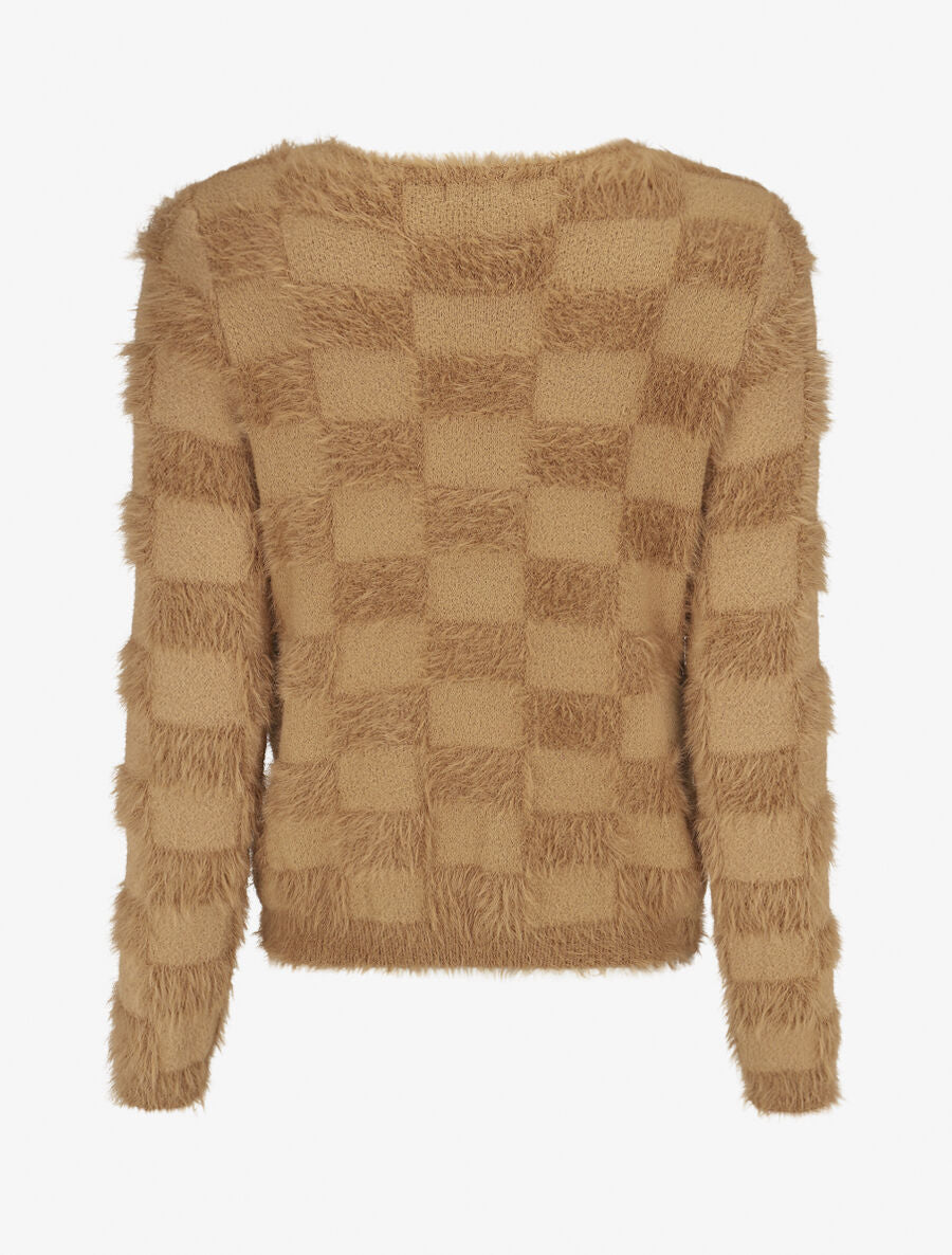 Pull uni style mohair - Camel - 2