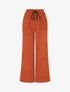 Pantalon en velours côtelé à poches plaquées - Orange - 1