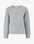 Pull duveteux uni irisé - Gris - 1