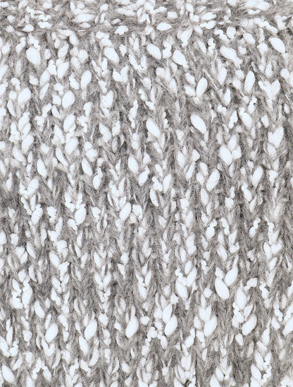 Pull en maille effet moucheté - Gris - 3