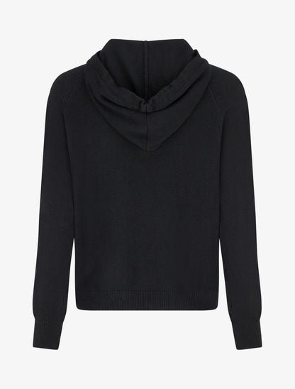 Pull à capuche coupe droite - Noir - 2