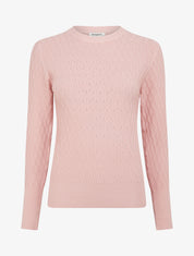 Pull ajusté en maille effet nid d&