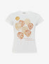 T-shirt à message et motif ballons de baudruche - Beige - 1