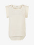 Top droit sans manches en tissu texturé - Beige - 1