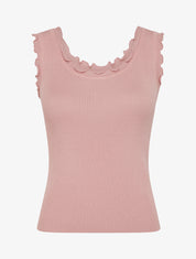Débardeur côtelé irisé - Rose - 1