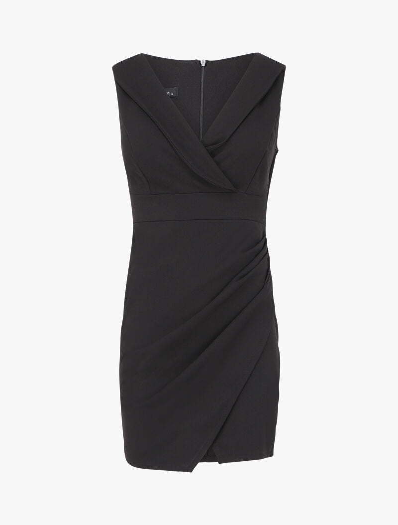 Robe portefeuille cache coeur - Noir - 1