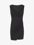 Robe portefeuille cache coeur - Noir - 1