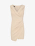 Robe portefeuille cache coeur - Beige - 4
