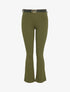 Pantalon flare élastiqué - Kaki - 3