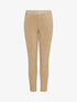 Pantalon droit effet nubuck - Beige - 4