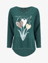 Pull à imprimé patchwork - Vert - 1