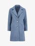 Manteau léger effet laine bouclée - Bleu cendré - 5