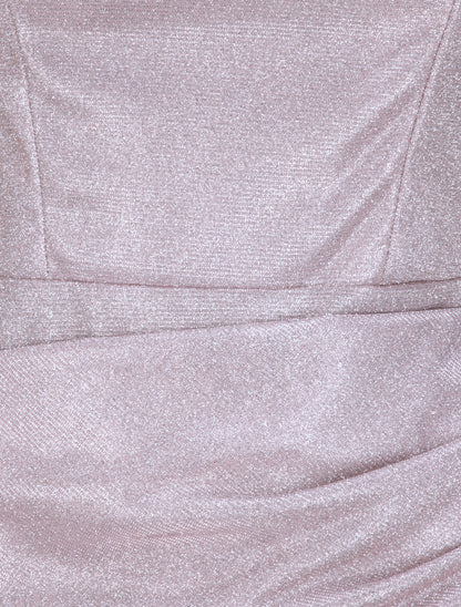 Robe bandeau à détail drapé - Rose - 3