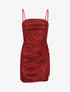 Robe bandeau à détail drapé - Rouge - 1