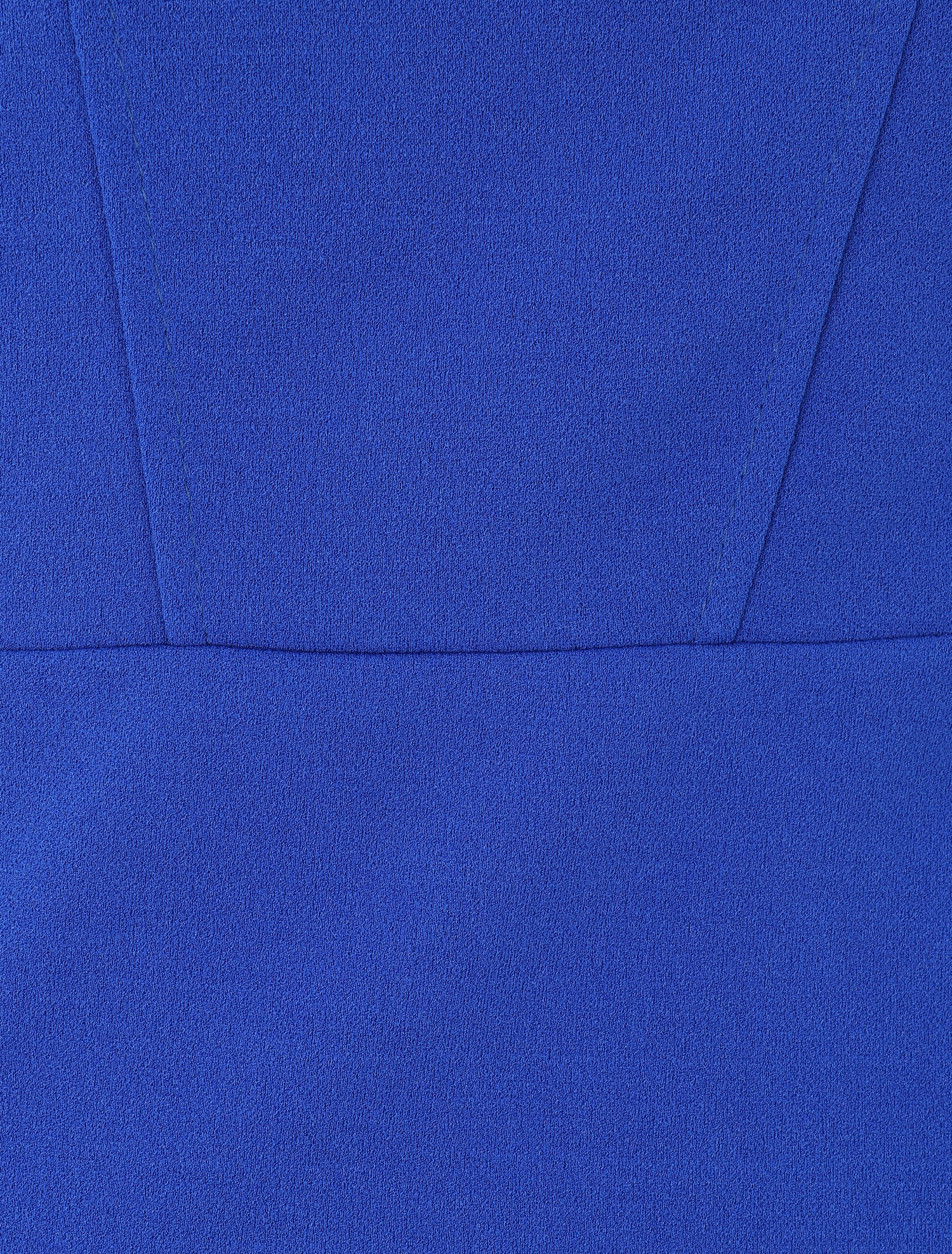 Robe à col bardot et manches en tulle - Bleu électrique - 3