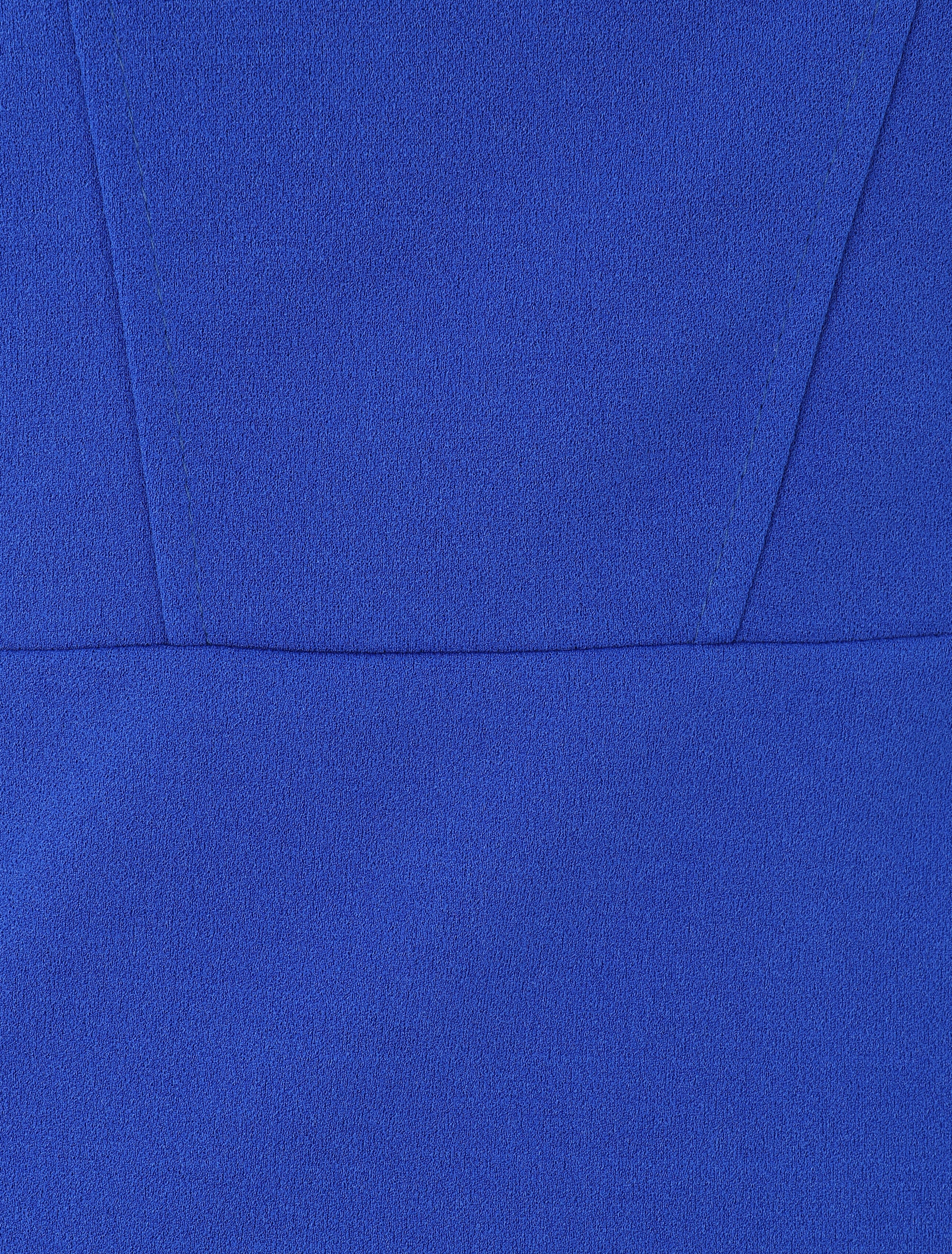 Robe à col bardot et manches en tulle - Bleu électrique - 3