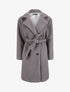 Manteau long en maille bouclette - Gris - 1