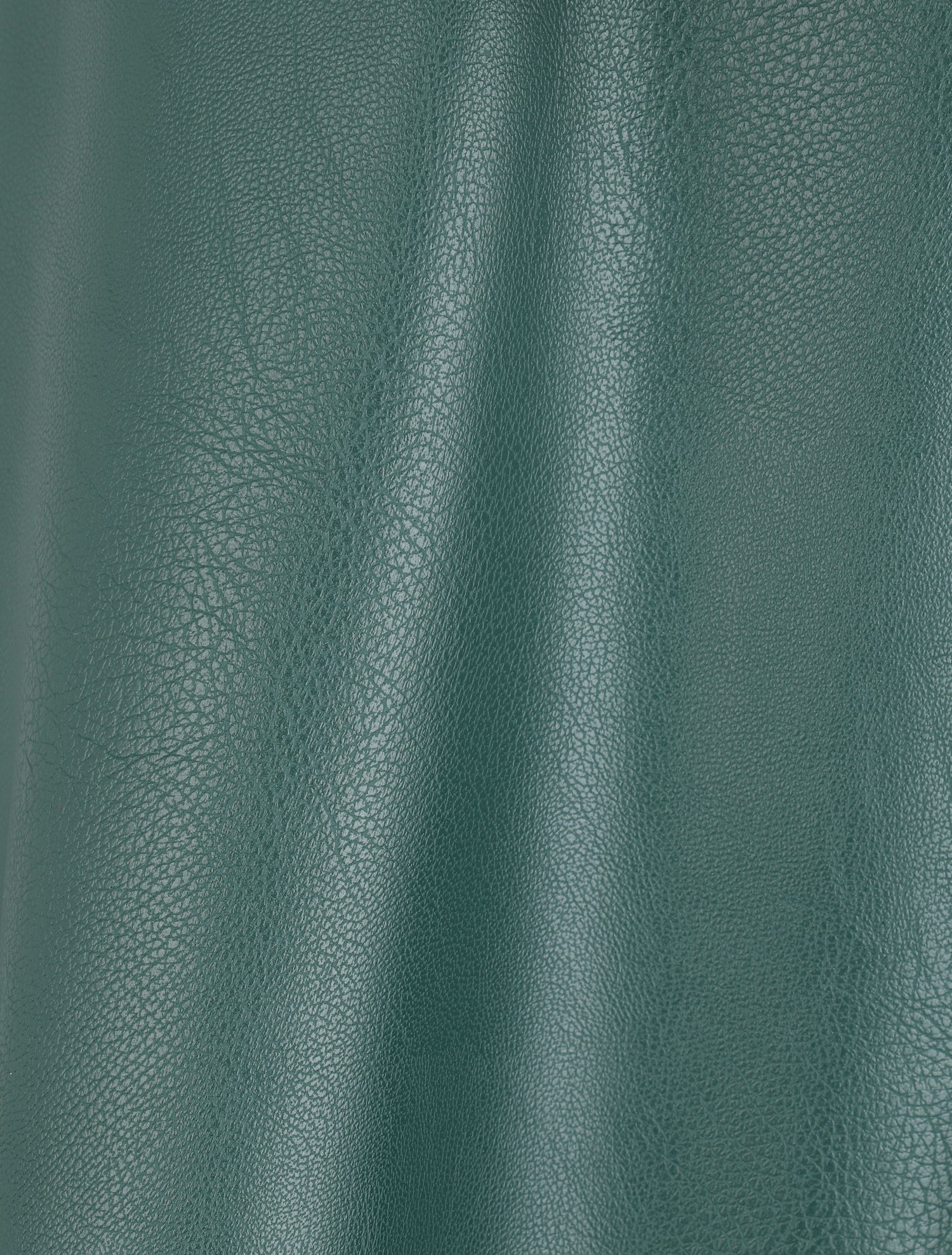 Jupe midi en simili - Vert sapin - 3