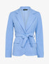 Veste fluide ceinturée - Bleu ciel - 1
