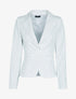 Blazer cintré à rayures - Blanc - 1