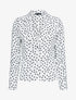 Veste à imprimé pois - Ecru - 1