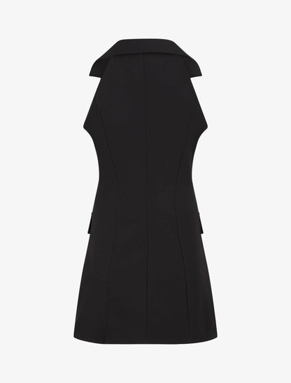Veste croisée sans manches - Noir - 2