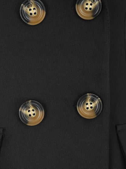 Veste croisée sans manches - Noir - 3