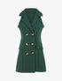 Veste croisée sans manches - Vert - 1
