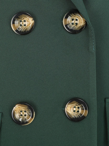 Veste croisée sans manches - Vert - 3