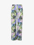 Pantalon ajouré à imprimés - Lilas - 1