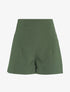 Short fluide à taille empire - Kaki - 3