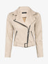 Perfecto en suédine à poches zippées décoratives - Beige - 1