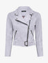 Perfecto en suédine à poches zippées décoratives - Gris clair - 3