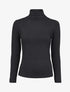 Top basique à col roulé stretch - Noir - 4