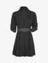 Veste ouverte unie mi-longue - Noir - 1
