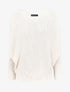 Pull chauve-souris en maille - Beige - 4