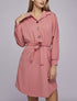 Robe patineuse à dos ajouré - Rose - 1