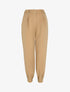 Pantalon carotte à chevilles boutonnées - Camel - 1