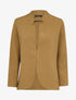 Veste à col biseauté et bords arrondis - Camel - 3
