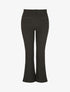 Pantalon taille standard coupe flare - Noir - 1