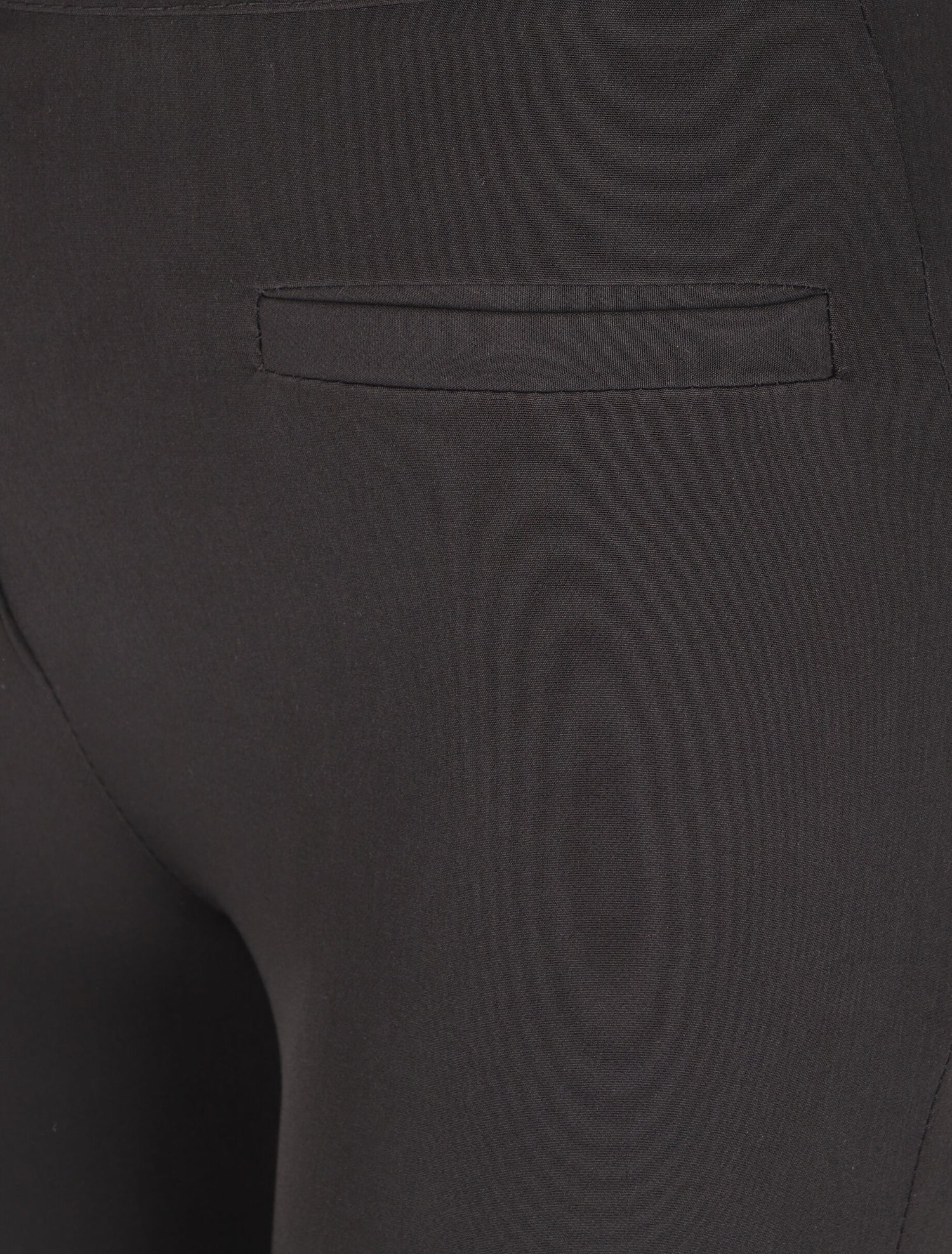 Pantalon taille standard coupe flare - Noir - 3