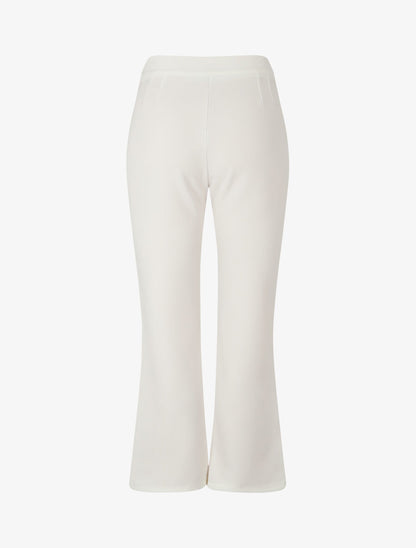 Pantalon droit uni - Blanc - 2