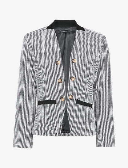 Veste en tweed - Noir/blanc - 2
