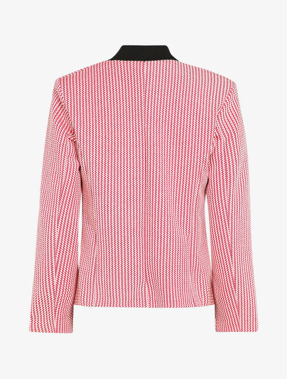 Veste en tweed - Rouge/blanc - 2