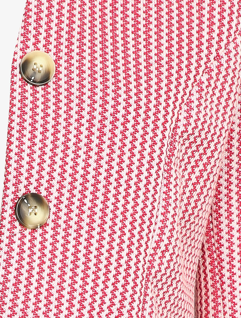 Veste en tweed - Rouge/blanc - 3