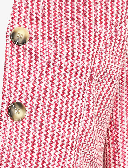 Veste en tweed - Rouge/blanc - 3