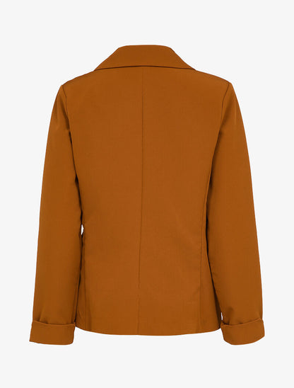 Blazer oversize à épaulettes - Rouille - 2