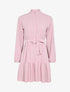 Robe patineuse à bord volanté - Rose pâle - 4