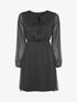 Robe patineuse en plumetis - Noir - 1
