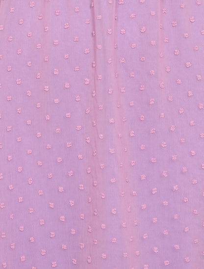 Robe patineuse en plumetis - Lilas - 3